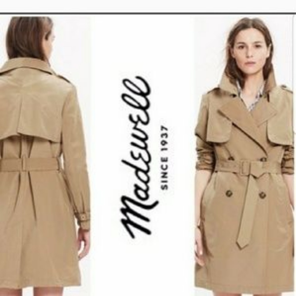 parcel trench coat